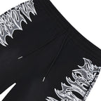 Lost Shdws Sweat Shorts Black Graphic