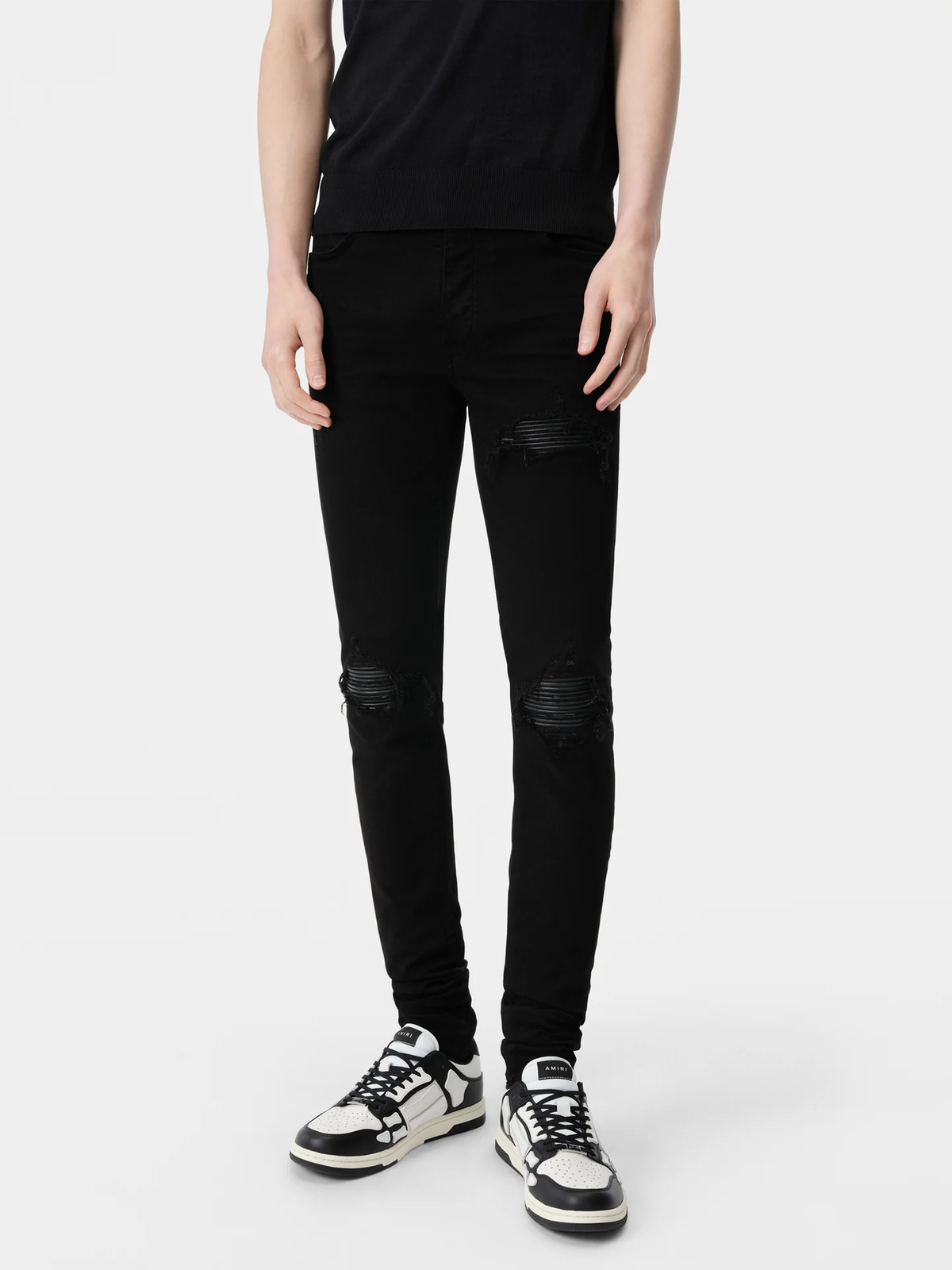 Amiri Jeans Mx1 Black OD Black Patch