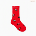 Chrome Hearts Chomper Socks Matty Boy Red