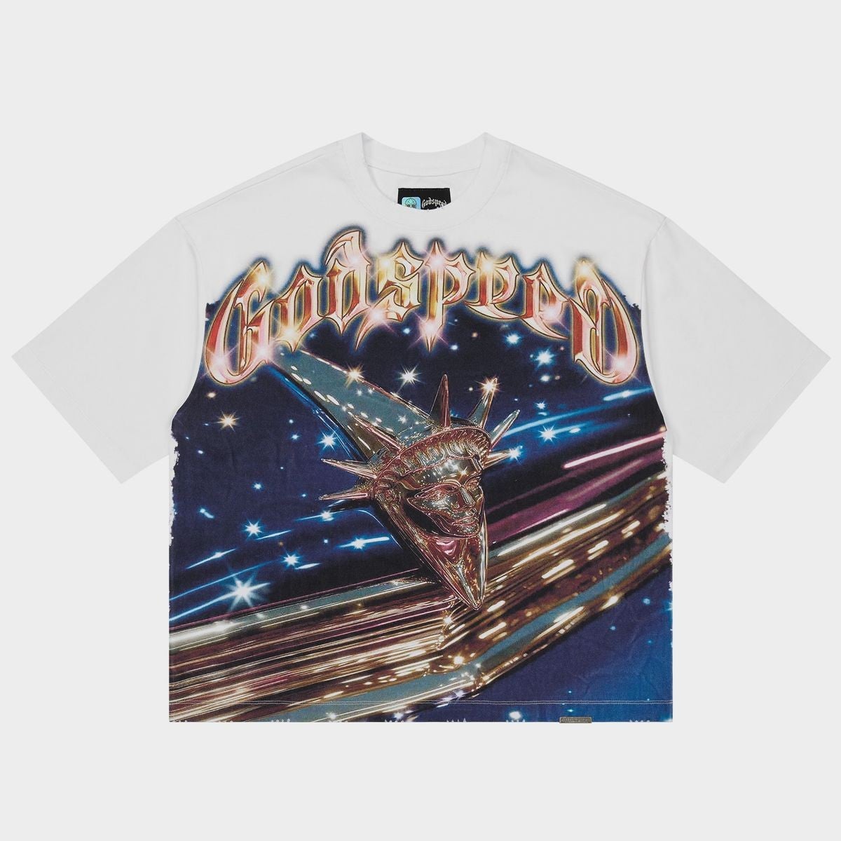 Godspeed Tee Liberty Cruiser White