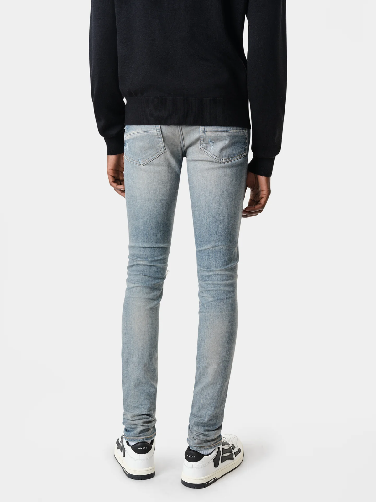 Amiri Jeans Mx1 Clay Indigo Black Patch