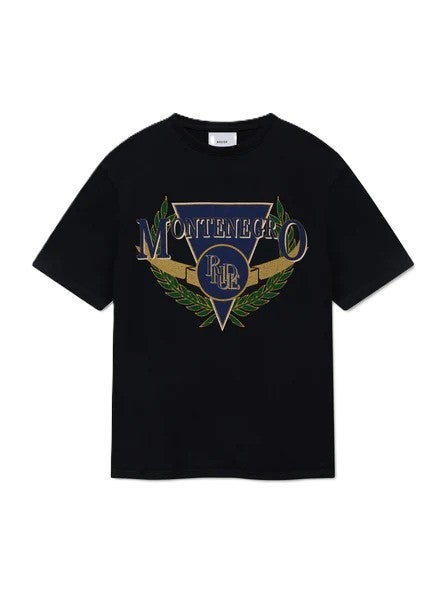 Rhude Tee Montenegro Regatta Vintage Black
