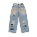 Triple Sevens Scribble Denim Blue