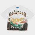 Godspeed Tee Burnt Bridges II NGT White
