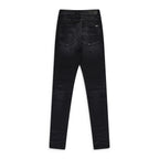 Amiri Jeans Black Rainbow Paisley Thrasher