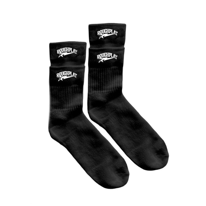 Roughplay Socks Black White