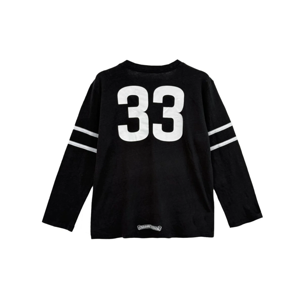 Chrome Hearts Tee 33 Horseshoe Logo Black Longsleeve