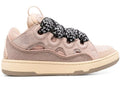 Lanvin Curb Sneakers Glitter Pale Pink