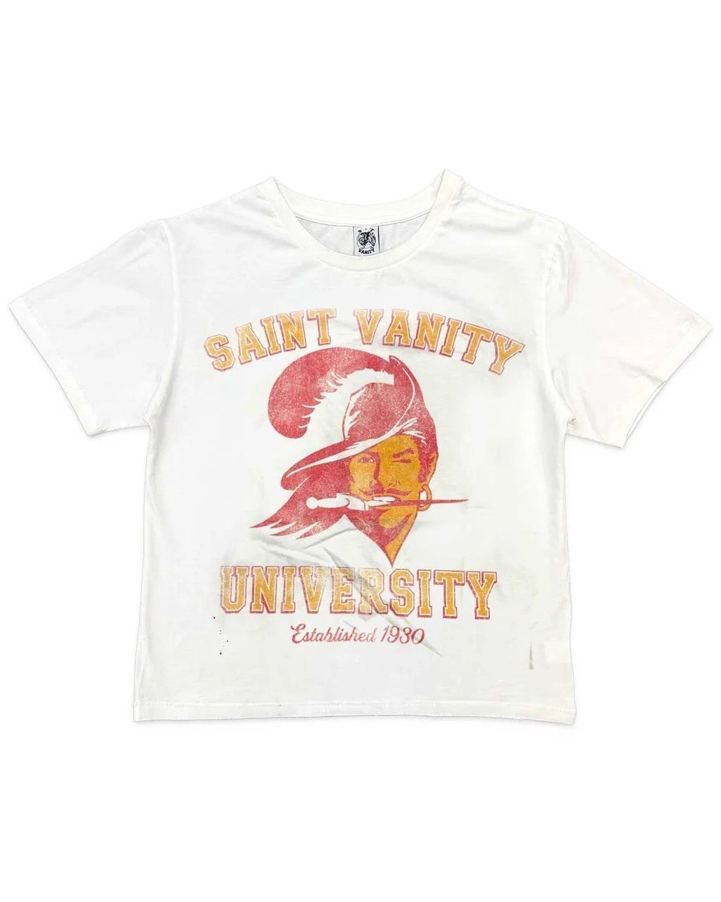 Saint Vanity Tee Bucs White