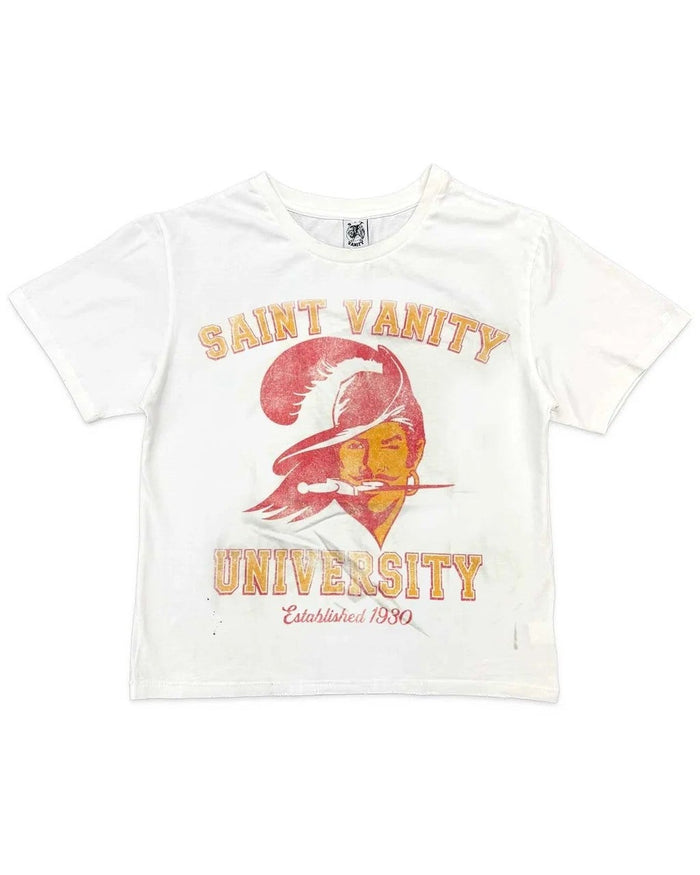 Saint Vanity Tee Bucs White