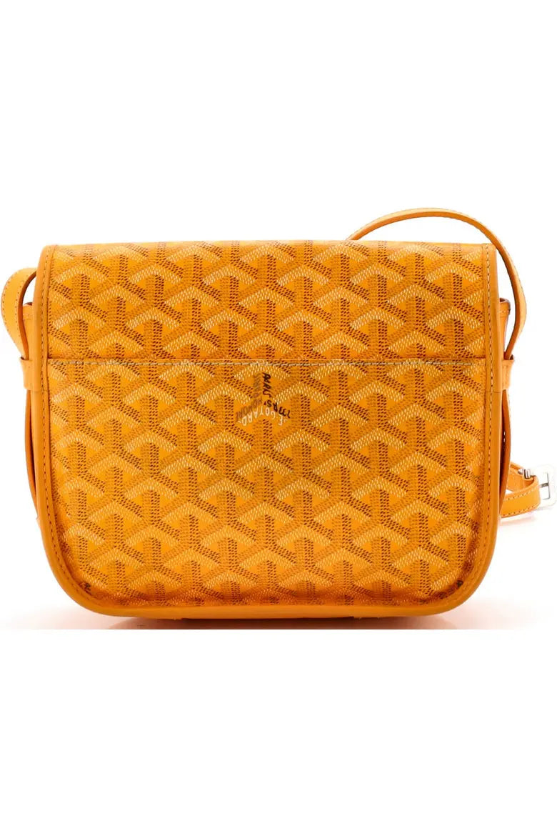 Goyard Belvedere Messenger Bag Coated Canvas with Leather PM Pre-Owned