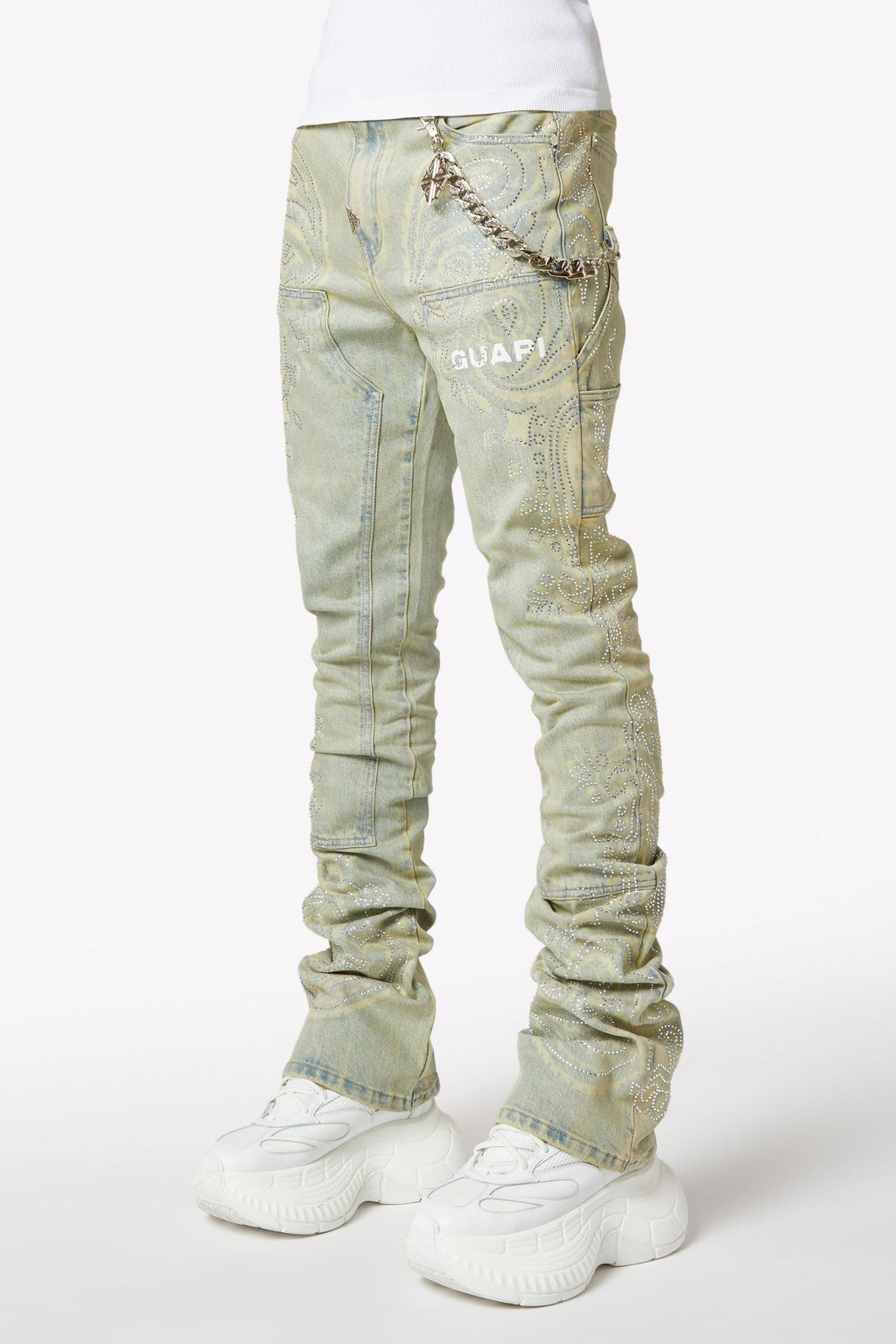 GUAPI JEANS Vintage Paisley Denim