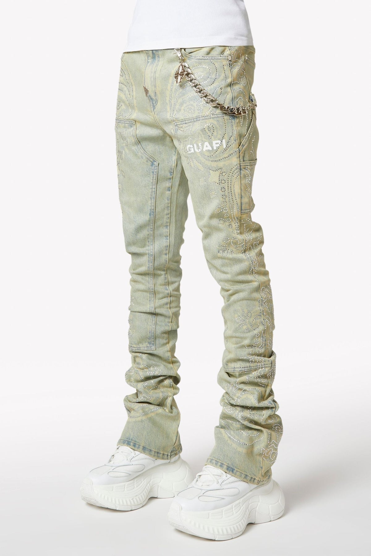 GUAPI JEANS Vintage Paisley Denim