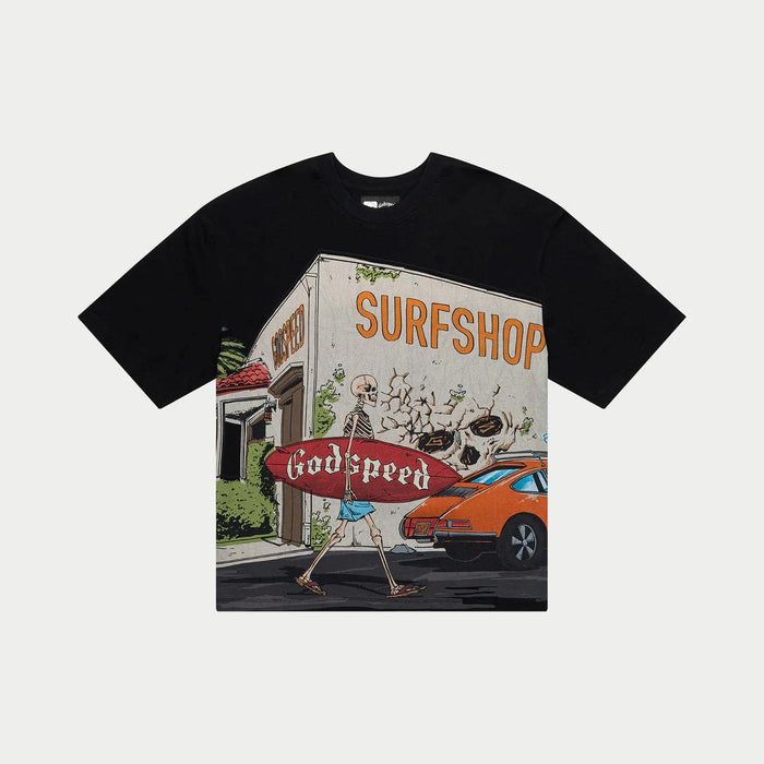 Godspeed Tee Gs Surf Shop Black