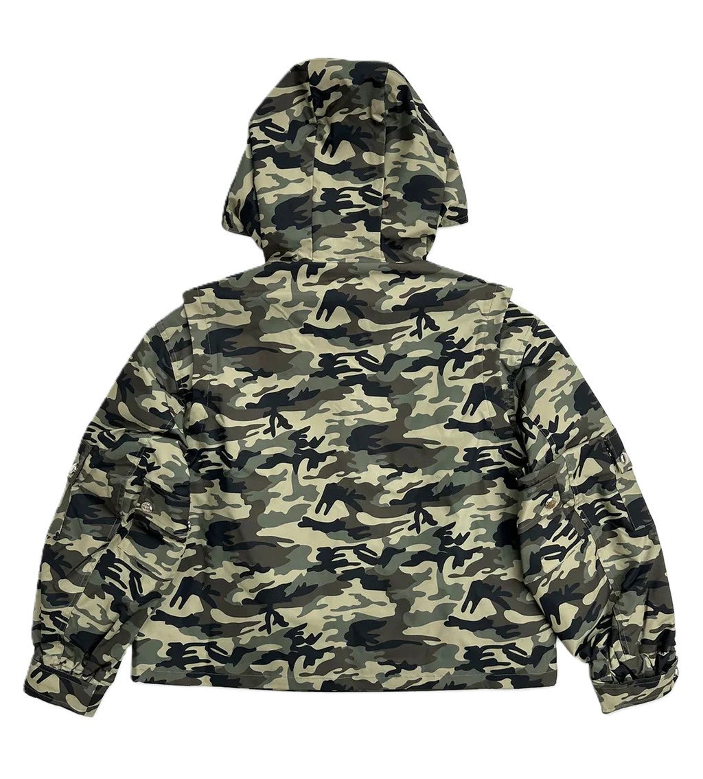Saint Vanity Nylon Cargo Set "Woodland Camo"
