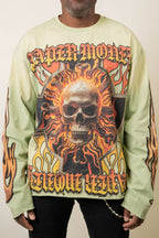 Paper Money Tee Green Hellride Longsleeve