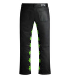 Lost Shdws Wax Pant Black Green