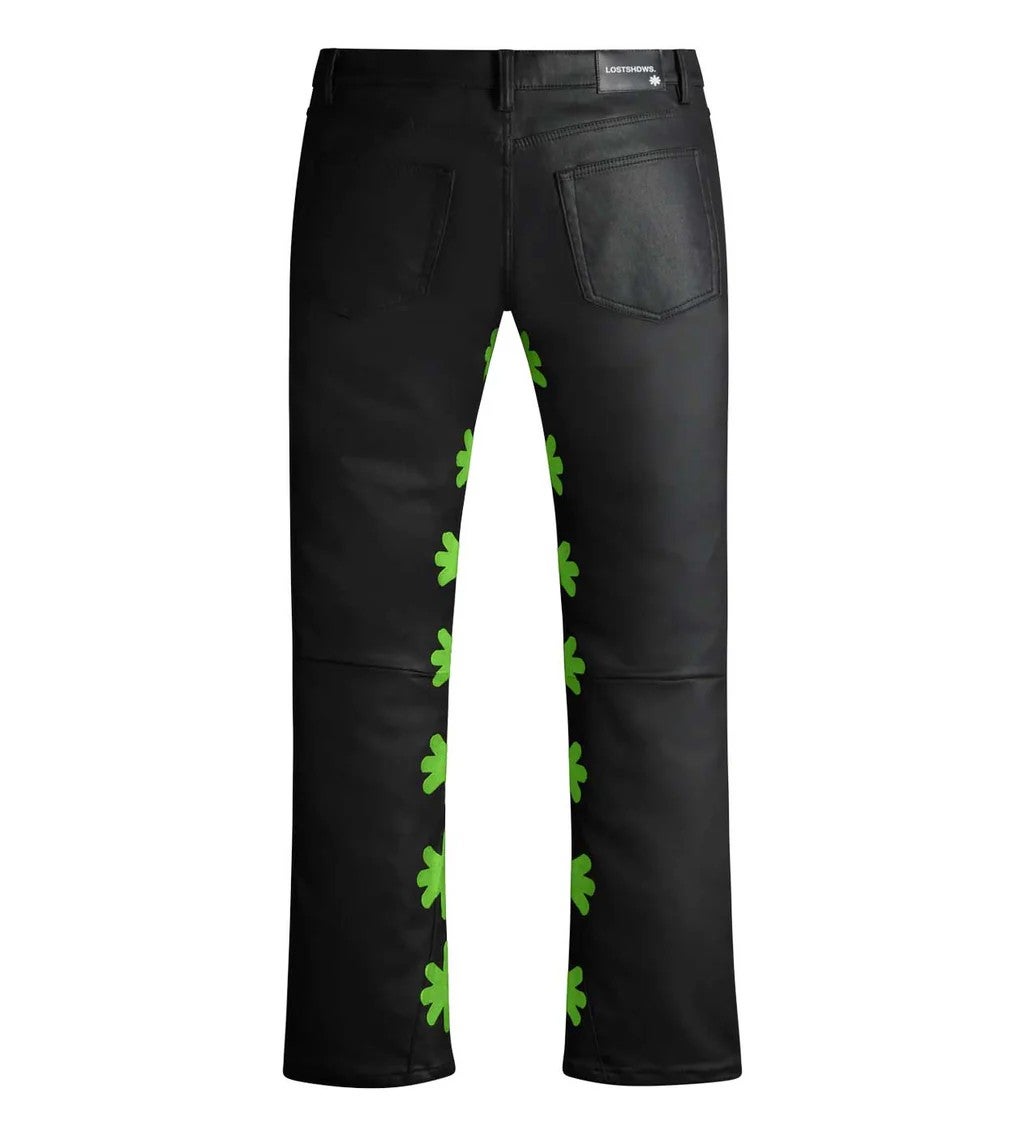 Lost Shdws Wax Pant Black Green