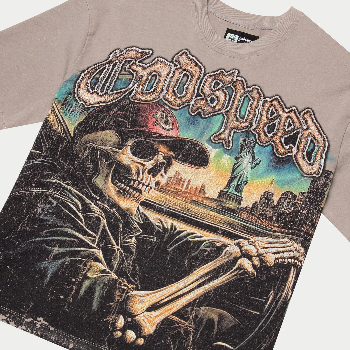 Godspeed Tee SIGHTSEEING Stone