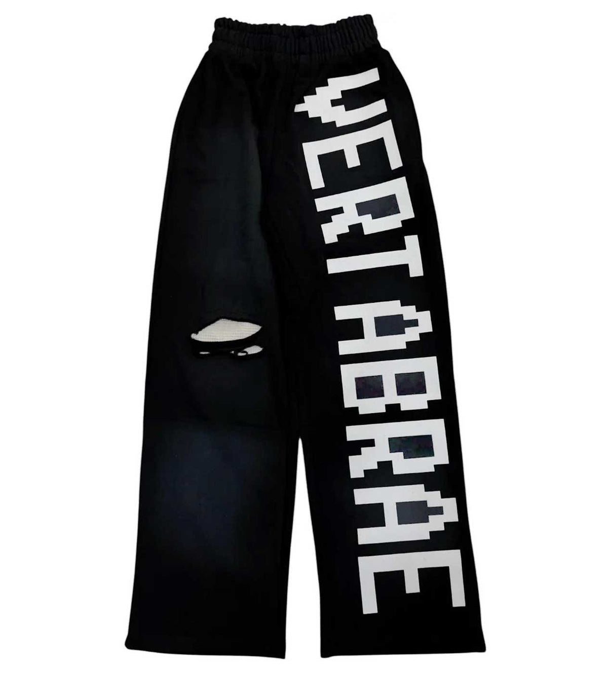 Vertabrae Logo Black/White Sweatpants