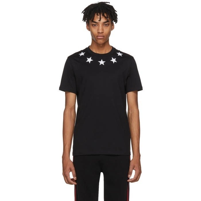 Givenchy Tee Black White Stars