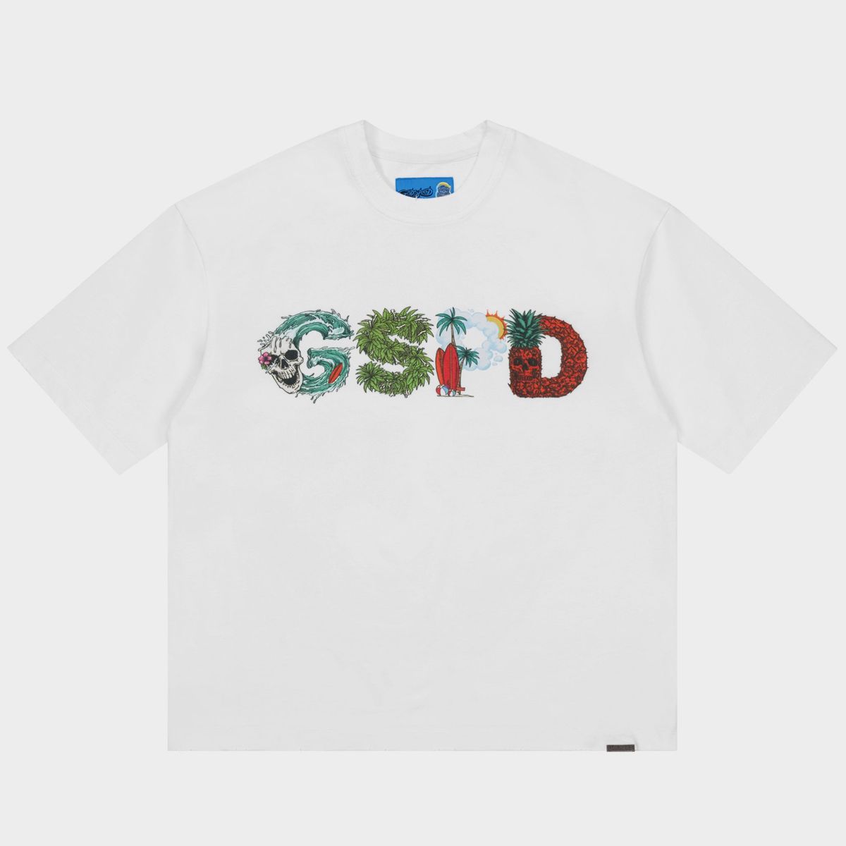 Godspeed Tee Surfs Up White