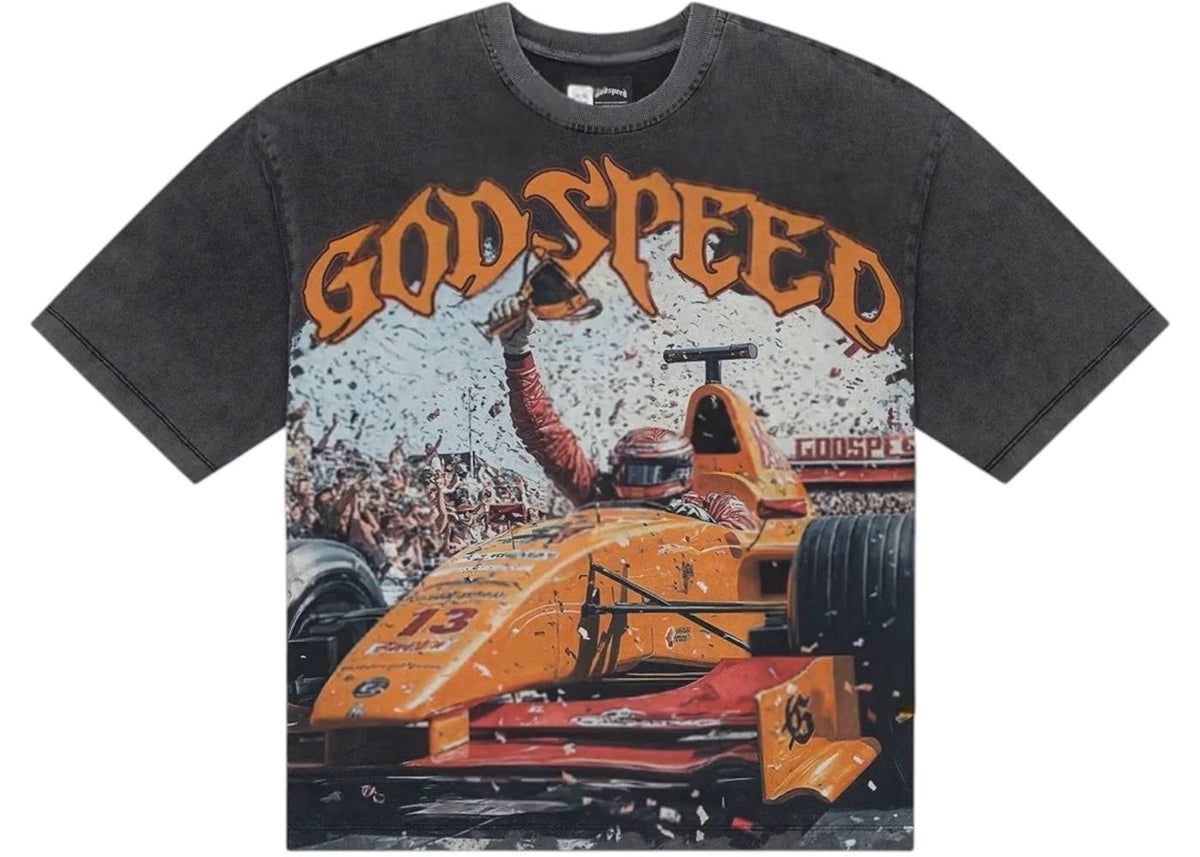 Godspeed Tee F1 Finishline Grey