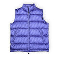 Dior Puffer Vest Purple Oblique Preowned