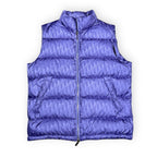 Dior Puffer Vest Purple Oblique Preowned
