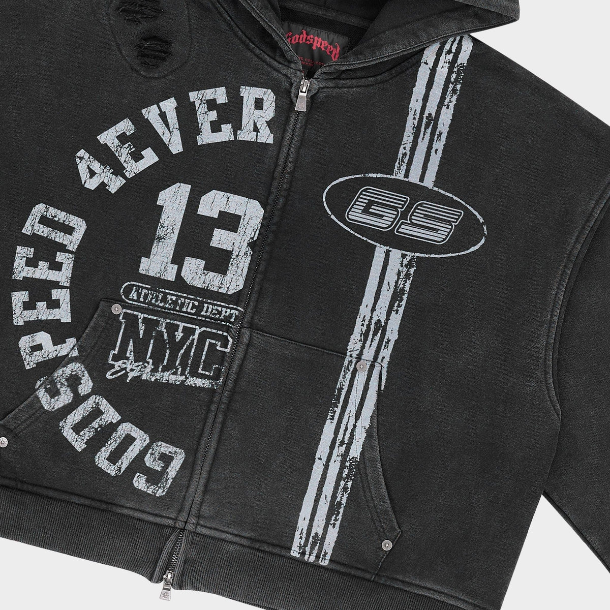 Godspeed Roadster Zip Hoodie (Black)