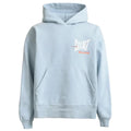 Saint Michael Hoodie Blue Smoke Fantasy