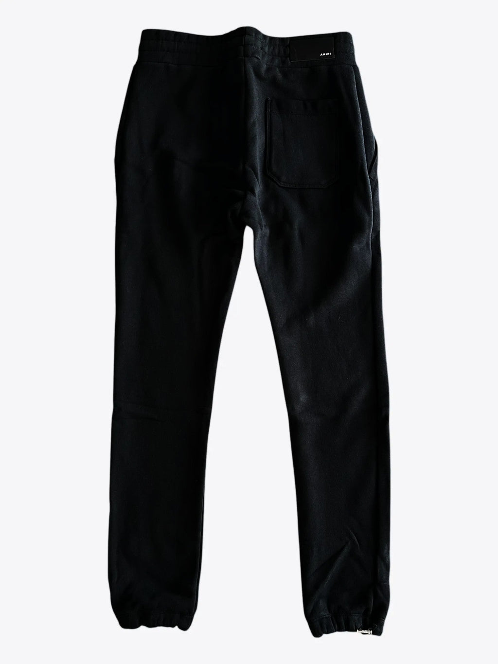 Amiri Sweatpants Black Red Core Logo