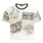 Vertabrae Tee Cream Mixed Feelings