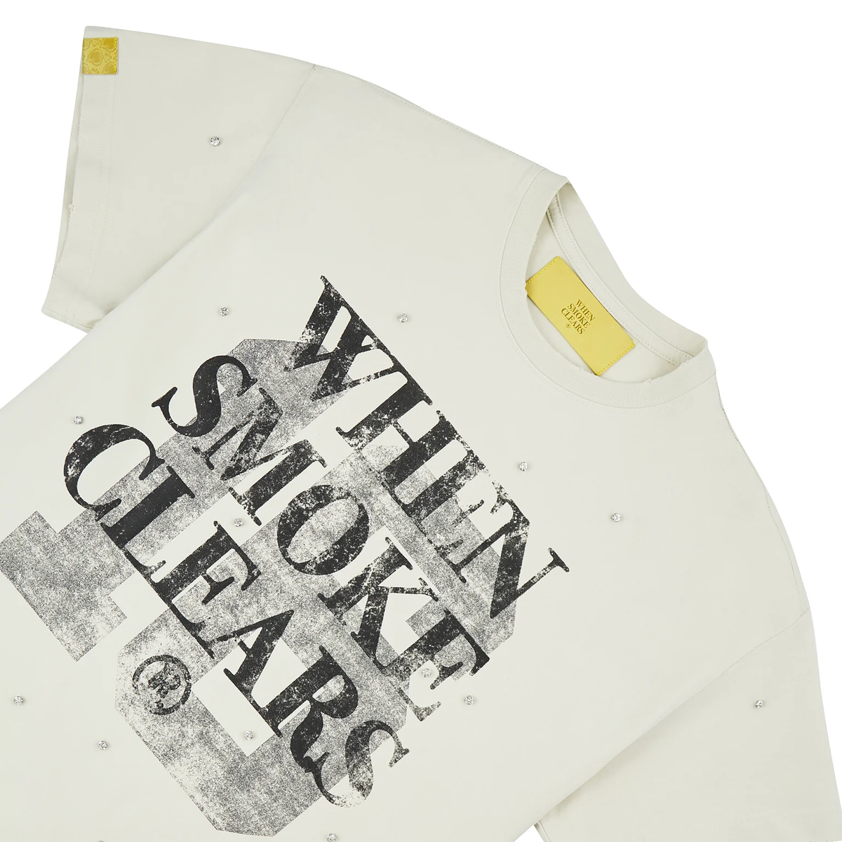 WSC Tee 16 Logo Vintage White Black
