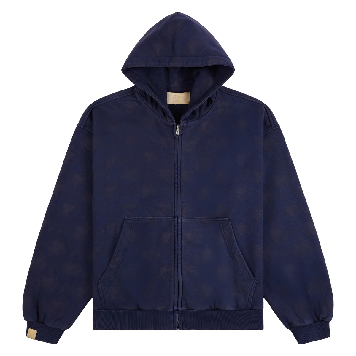 WSC Hoodie Monogram ZIP up Navy