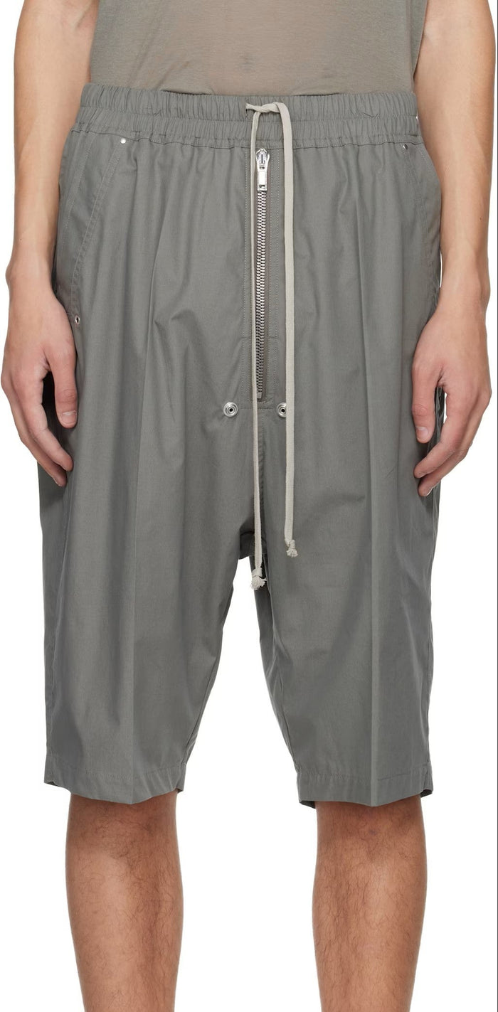 Rick Owens Gray Temple Bela Pods Shorts