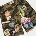 Godspeed Shorts Camo Patchwork