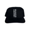 Chrome Hearts Vertical Logo Denim Baseball Hat Black