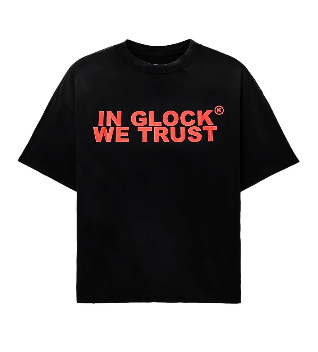 Kixkz Clothing Tee Black Red In Glock We Trust