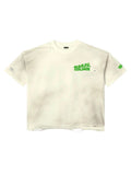 Roughplay Tee Tan Green Vintage Side Logo