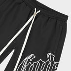 Godspeed OG Logo Nylon Shorts Black White
