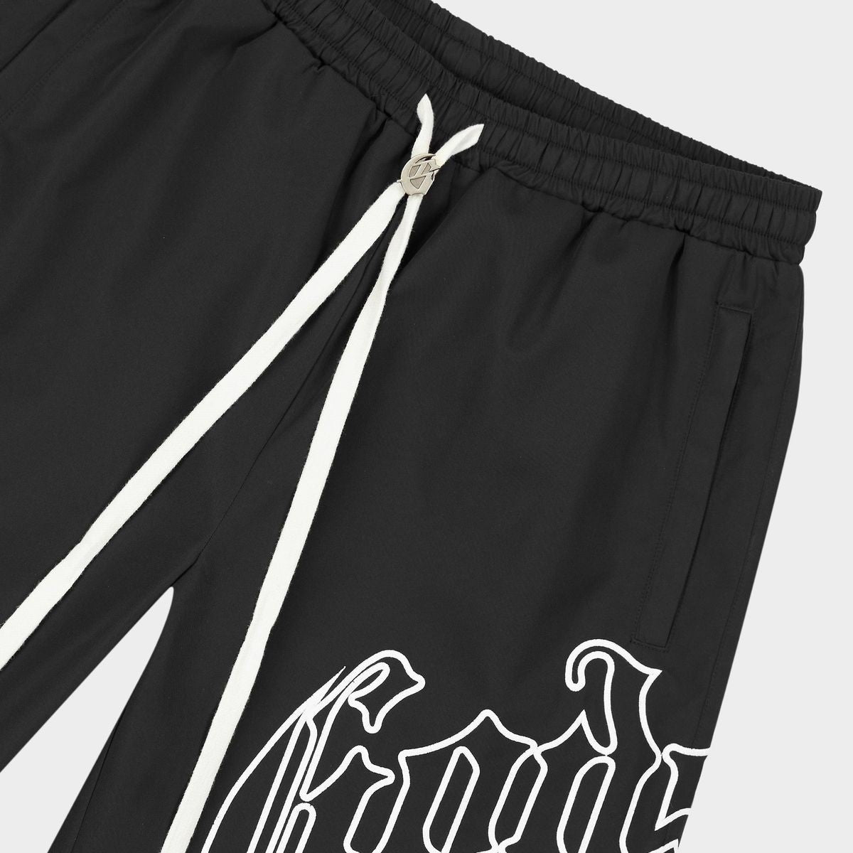 Godspeed OG Logo Nylon Shorts Black White