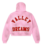 Vale Forever Hoodie Pink Venus Clustered Zip Up