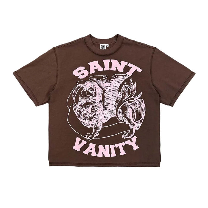 Saint Vanity Tee Griffin Brown Pink