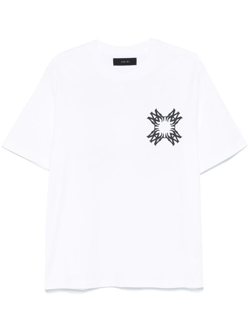 Amiri Tee MA Quad Logo White
