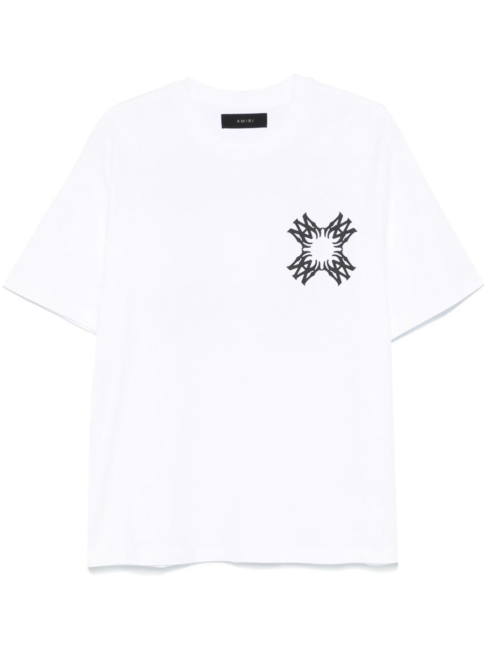Amiri Tee MA Quad Logo White