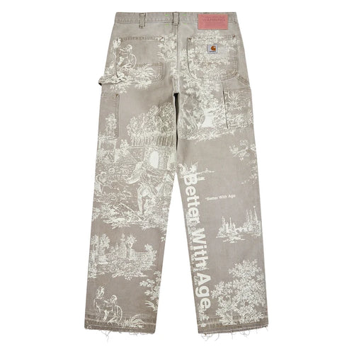 Better With Age 'Teresa' Carpenter Denim Trouser Sand