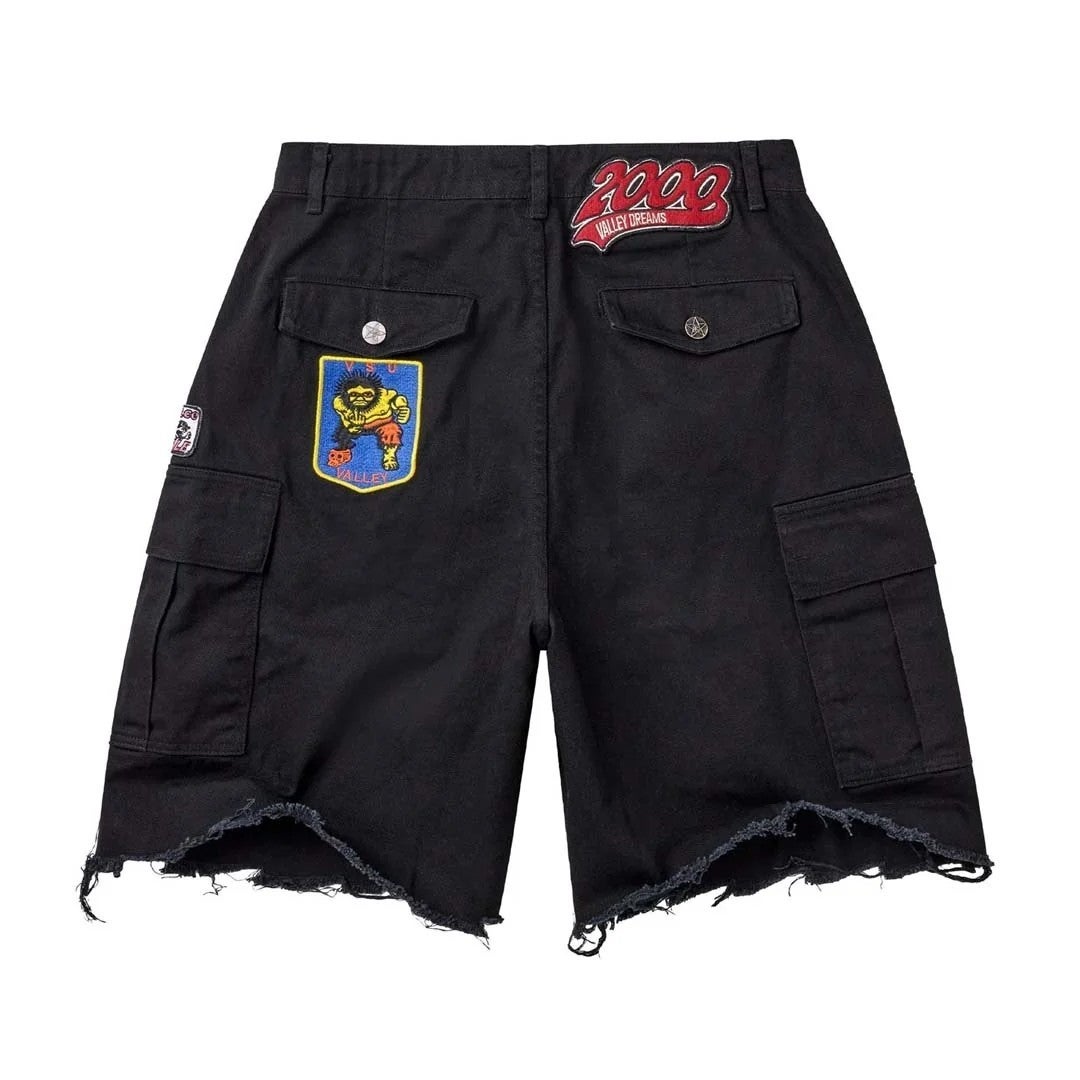 VALE FOREVER FEST JORTS BLACK