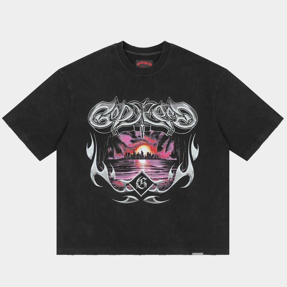 Godspeed Tee Liberty Sunset Black