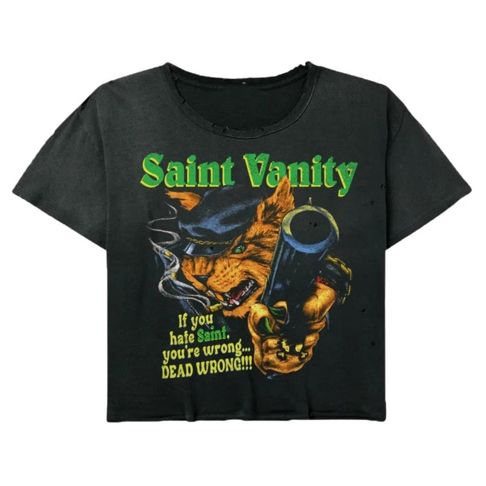 Saint Vanity Tee Hate Saint Black